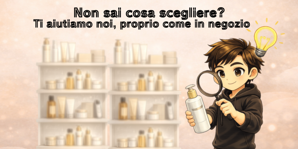 Non sai cosa scegliere? Ti aiutiamo noi, proprio come in negozio