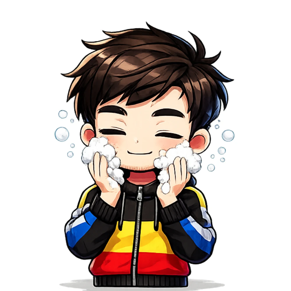 Chibi Zazza con il detergente a base d’acqua (step 2)